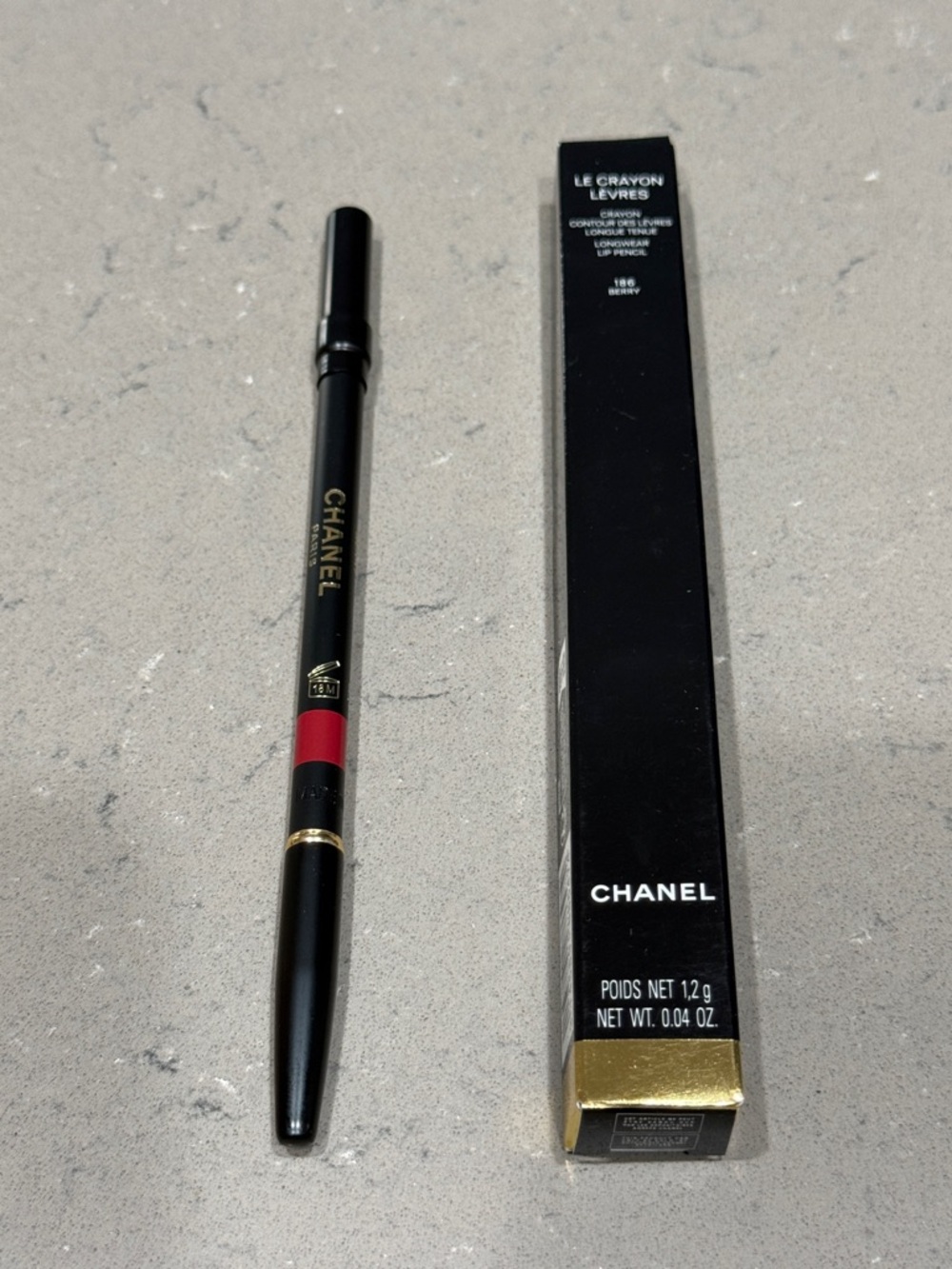 CHANEL Le Crayon Lèvres Lip Liner - #186 Berry, New